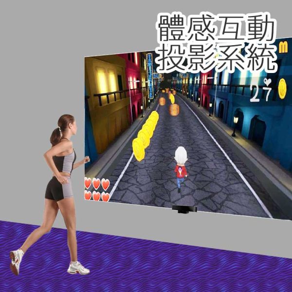 aovio AR IOMS-C 射牆體感互動 投影遊戲系統 Motion Sense Game System